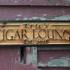 custom cigar lounge sign