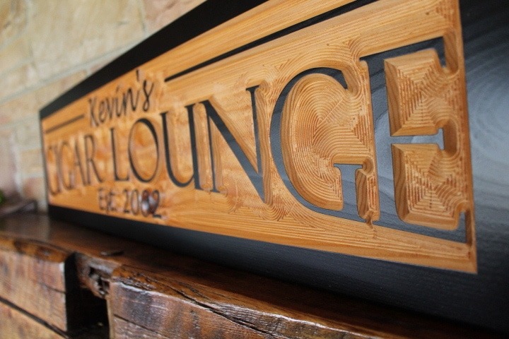 Personalized Cigar Lounge Sign - Image 5