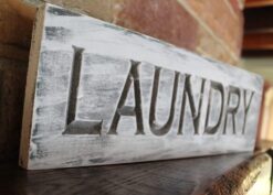 farmhouse laundry sign