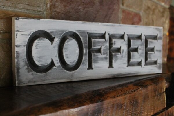 farmhouse coffee sign