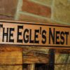 cedar hanging signs