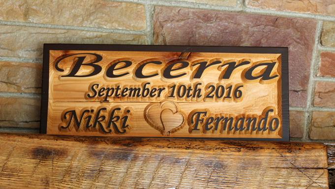 custom wedding gift