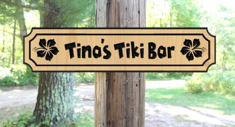 beach bar signs