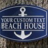 pvc beach house sign