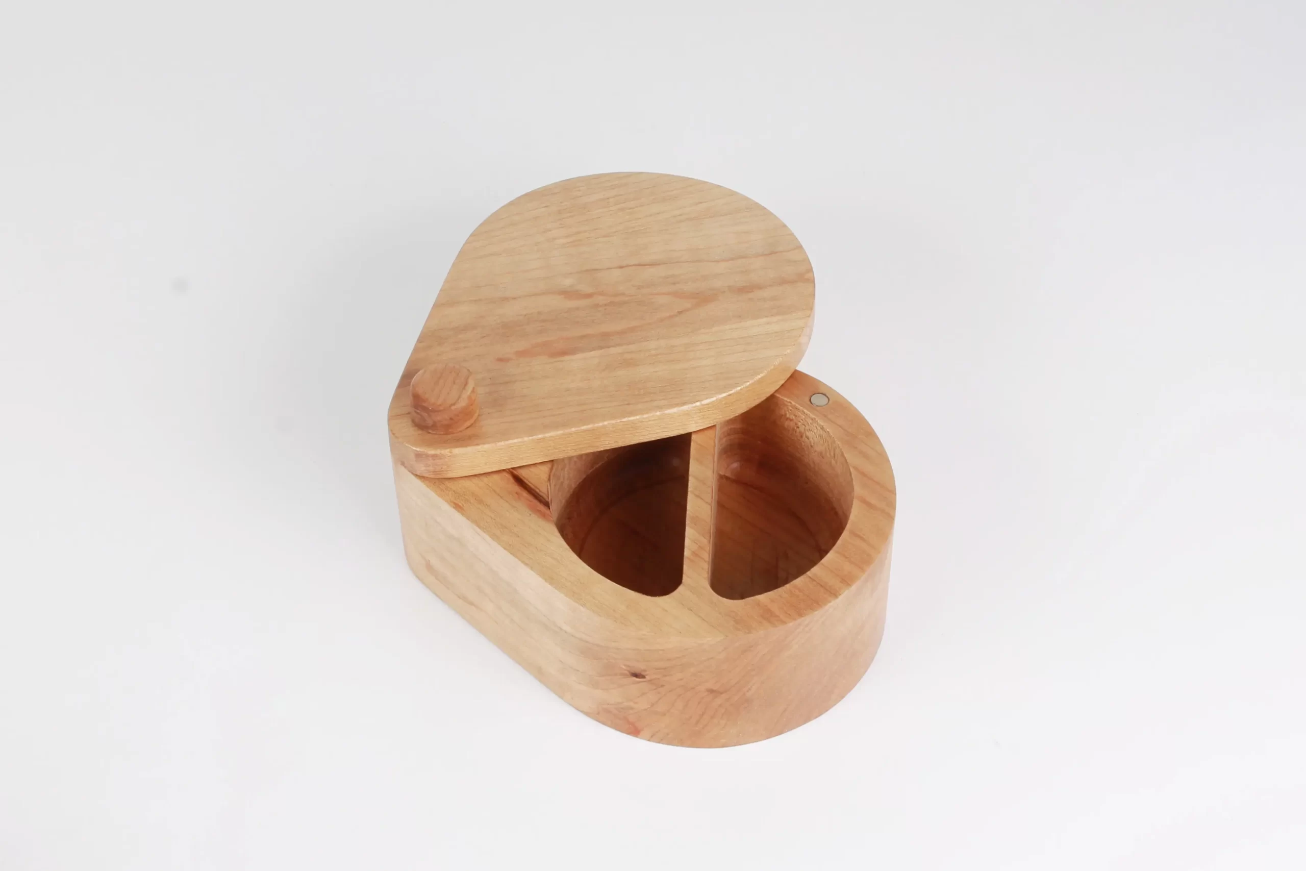 Salt and Pepper Cellar | 2 compartment Salt Box | Spice Storage - Image 4