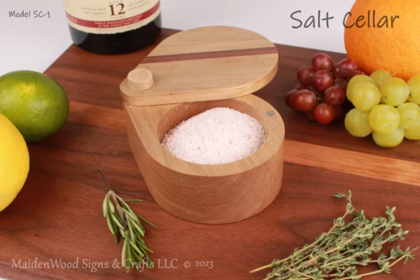 Salt Cellar | Single compartment Salt Box | Spice Storage Box